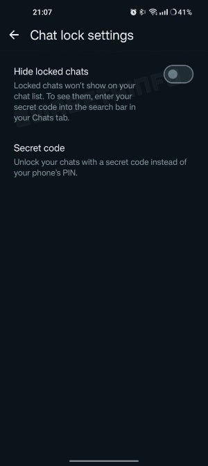 Credit - WaBetaInfo - WhatsApp takes privacy a step further by testing a way to completely hide locked chats on Android