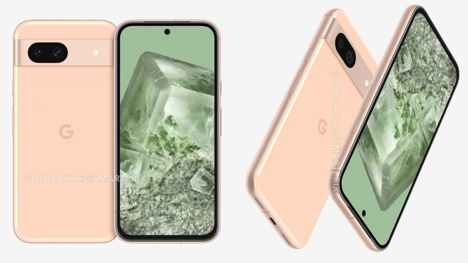 Computer-made renders of the compact, extra-curvy Pixel 8a. - Pixel 8a: Turning the affordable Pixel into Android’s iPhone SE might be a crazy (good) idea