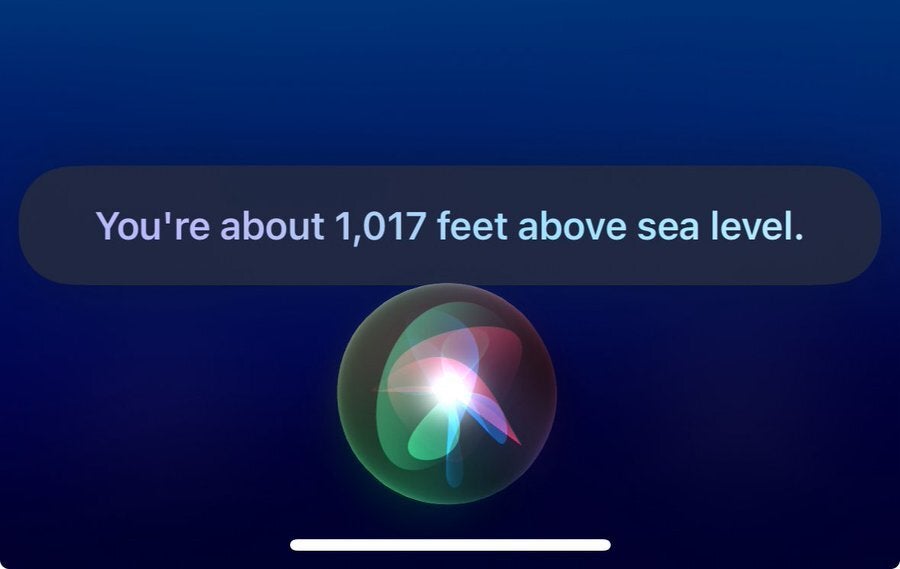 In iOS 17.2 beta 2, Siri will tell you your altitude. Image credit-@aaronp613 - New features in iOS 17.2 beta 2 improve Siri and support for Vision Pro&#039;s 3D photography