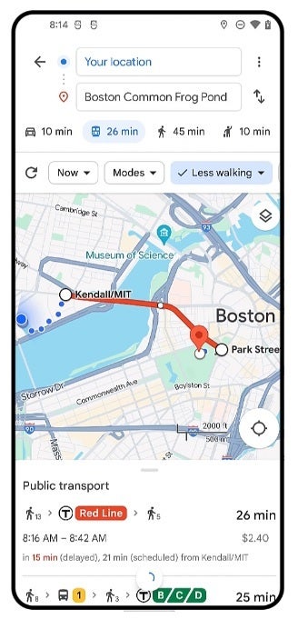 Google Maps&#039; transit directions will soon receive an update - Three new features are coming to Google Maps