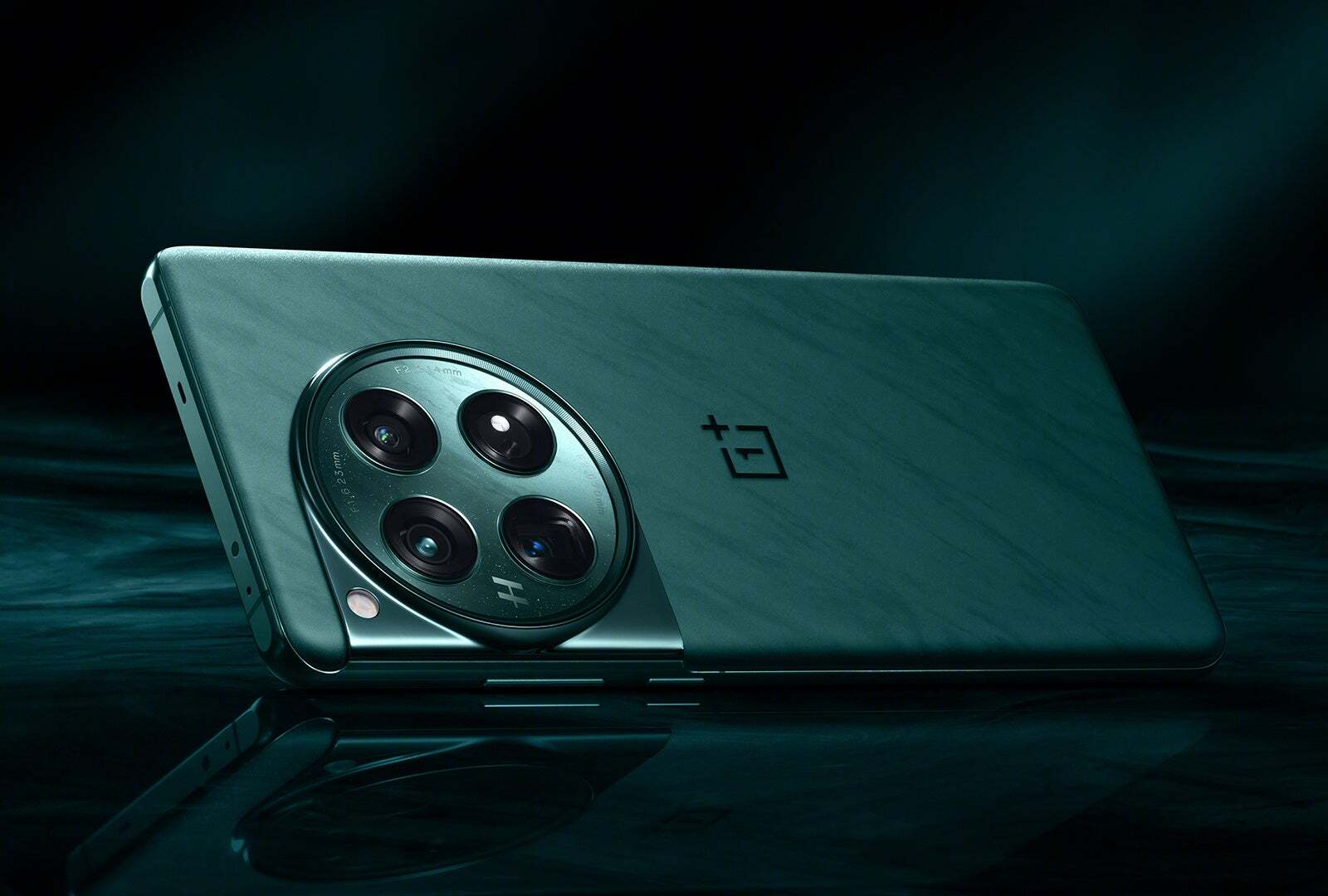 The OnePlus 12 in Flowy Emerald (Image Source - OnePlus) - OnePlus 12 colors: the official hues