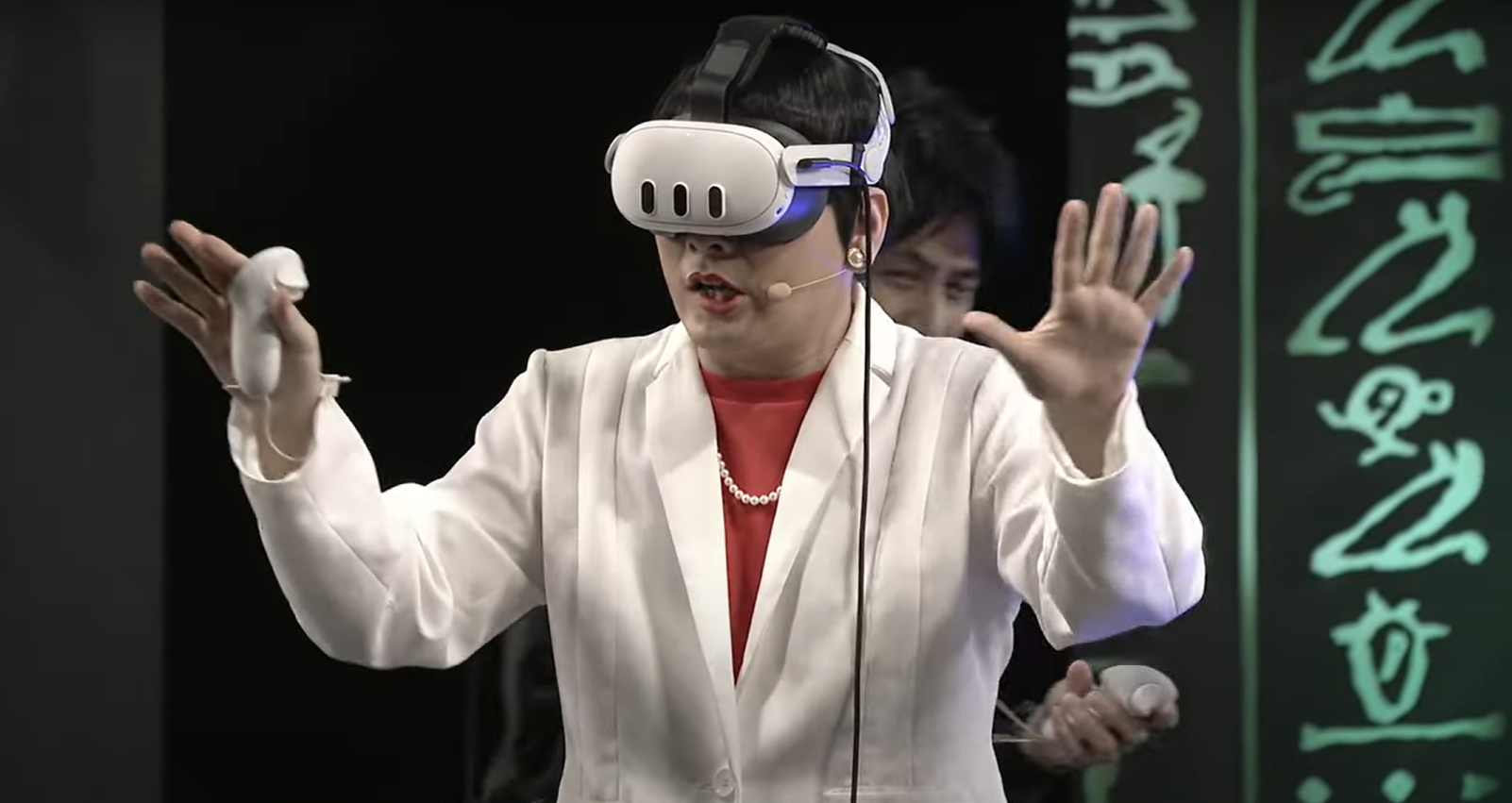 I mean, this dude is literally wearing a Quest 3, so... - Konami teased us with Yu-Gi-Oh! in VR on the Quest 3, but is it really happening this time?