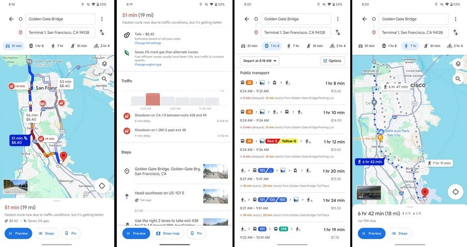 Image credit-9to5Google - Changes to the Google Maps UI should make you feel less cut off from navigating your journey