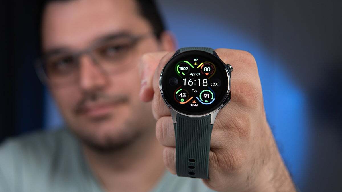 This smartwatch has two operating systems! (image by PhoneArena) - The best smartwatches in 2024