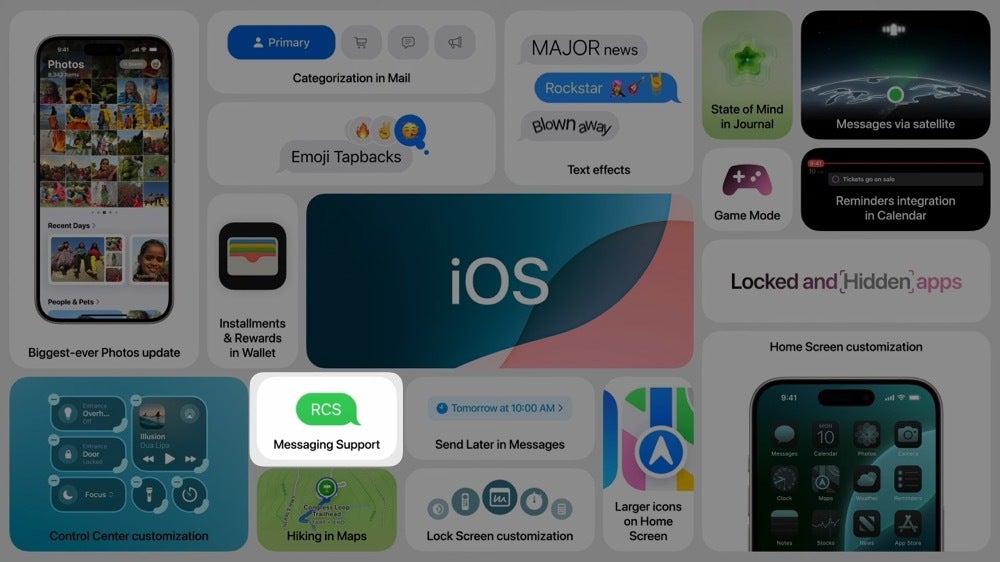 FINALLY: Apple announces RCS support coming to iPhones via iOS 18 this fall