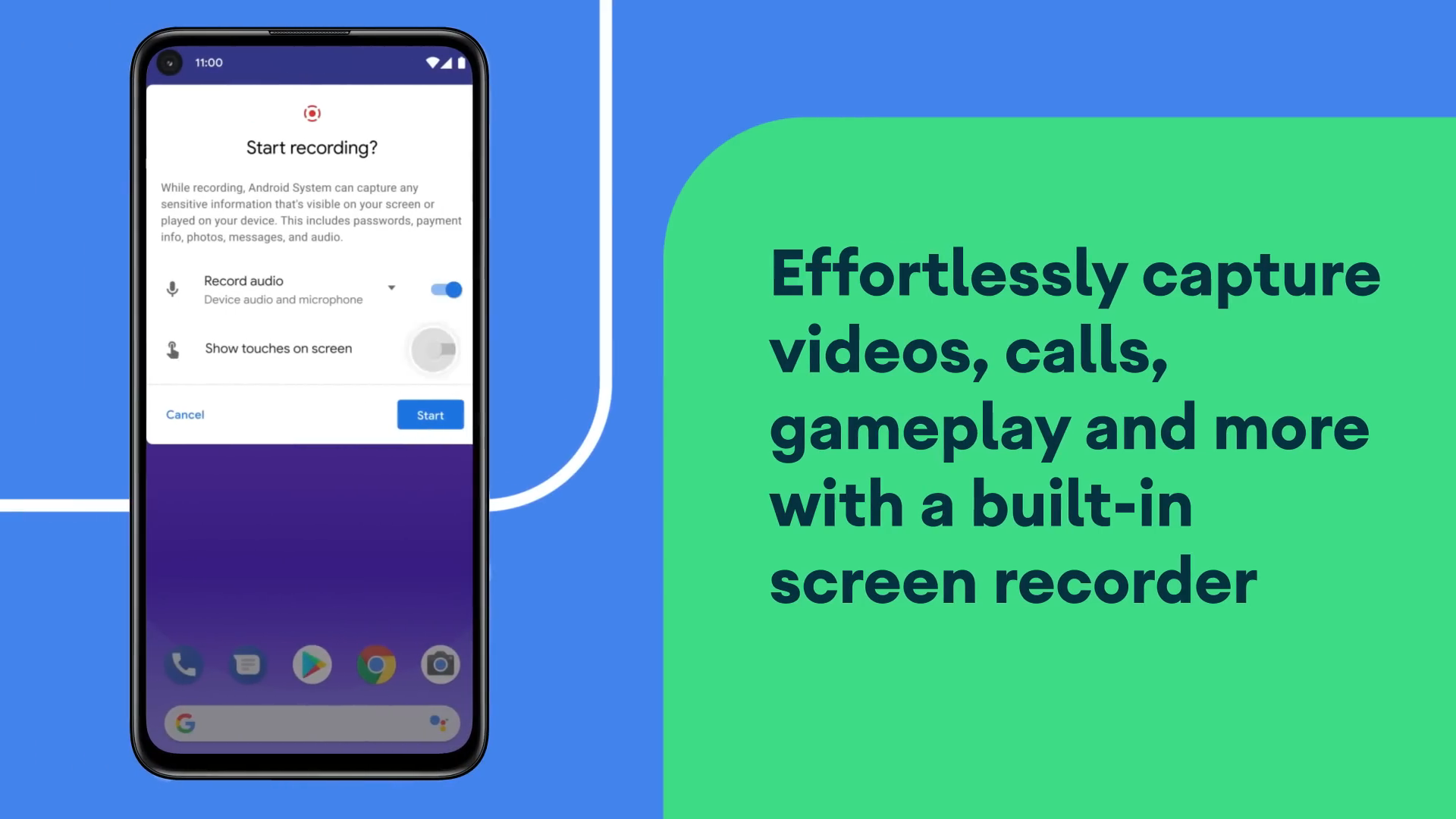 Image credit - Google - How to screen record on Android: a step-by-step guide