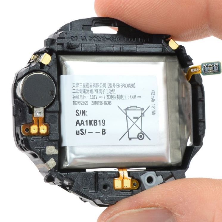 Galaxy Watch 6 Classic's 425mAh battery (Image by iFixit)