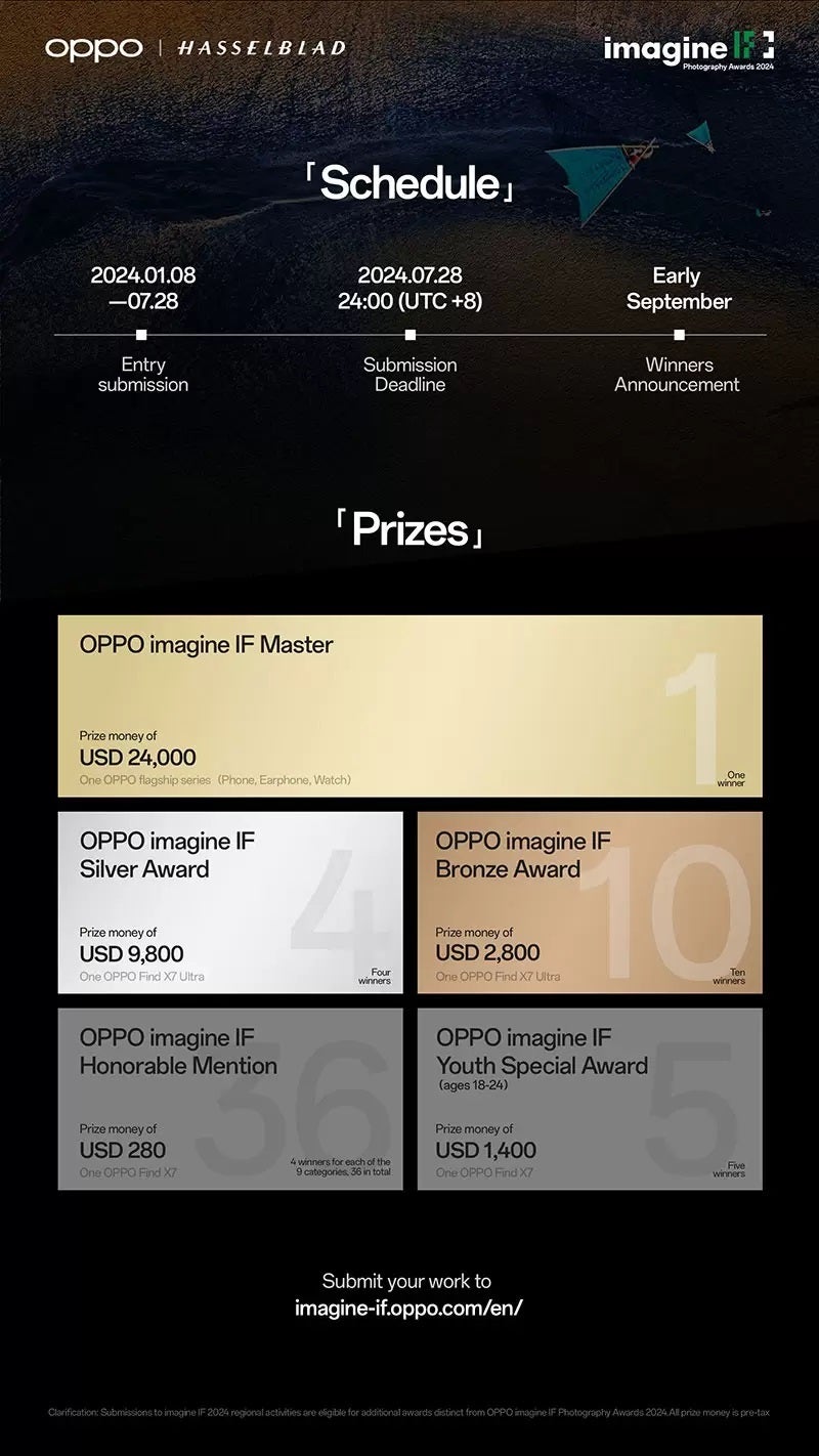 Image credit - Oppo. - Last chance to win $24,000 from Oppo&#039;s Imagine IF Photography Awards 2024 contest