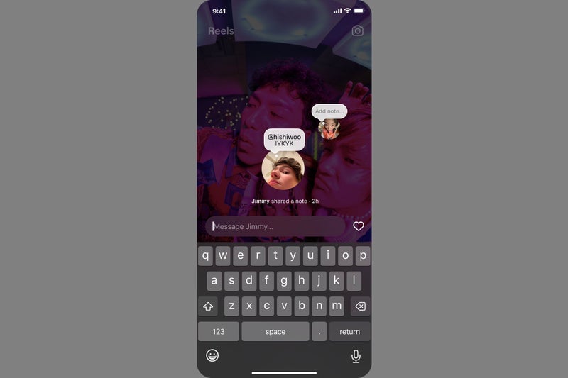 You can now leave temporary notes on your friends' Instagram posts and reels