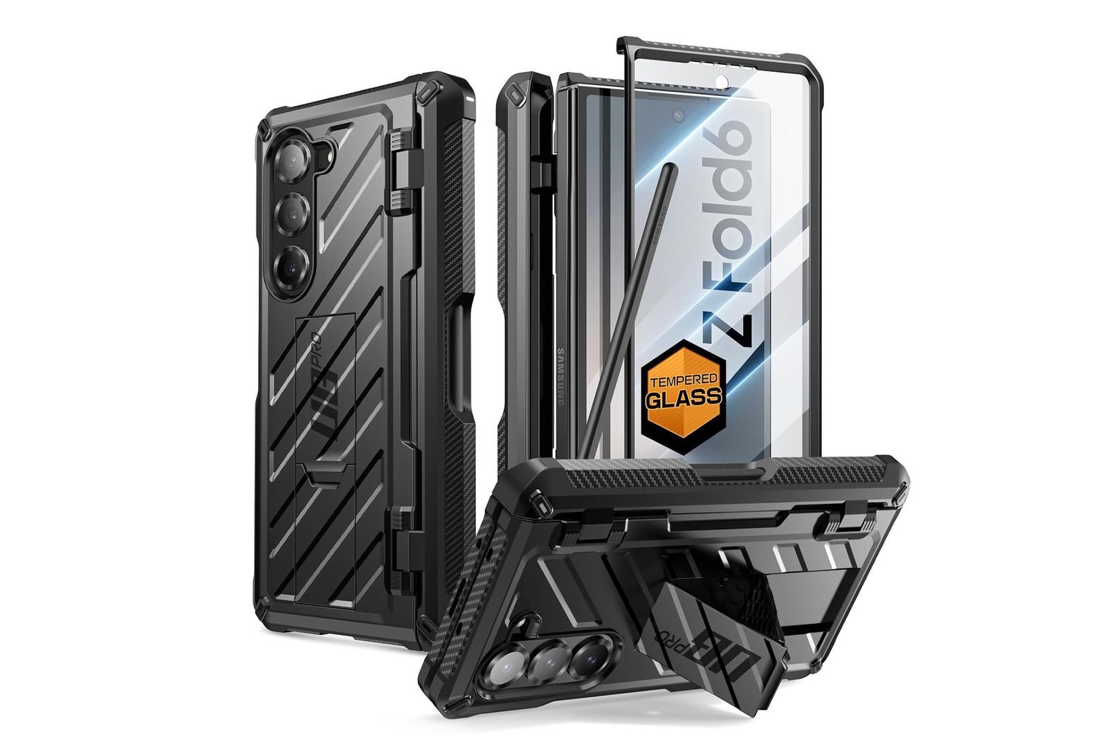 The&amp;nbsp;Unicorn Beatle Pro for Samsung Galaxy Z Fold 6 comes with an S Pen slot and a kickstand - The best Galaxy Z Fold 6 cases available right now