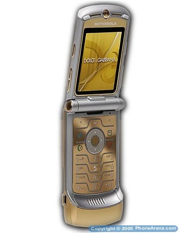 Dolce &amp; Gabbana and Motorola&#039;s new V3i Gold