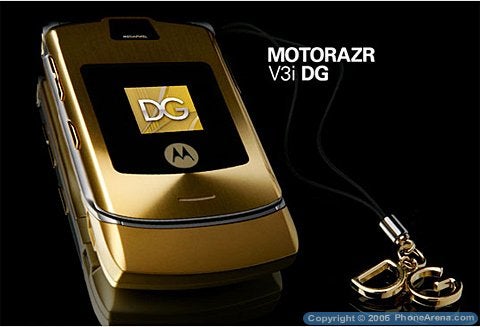 Dolce &amp; Gabbana and Motorola&#039;s new V3i Gold