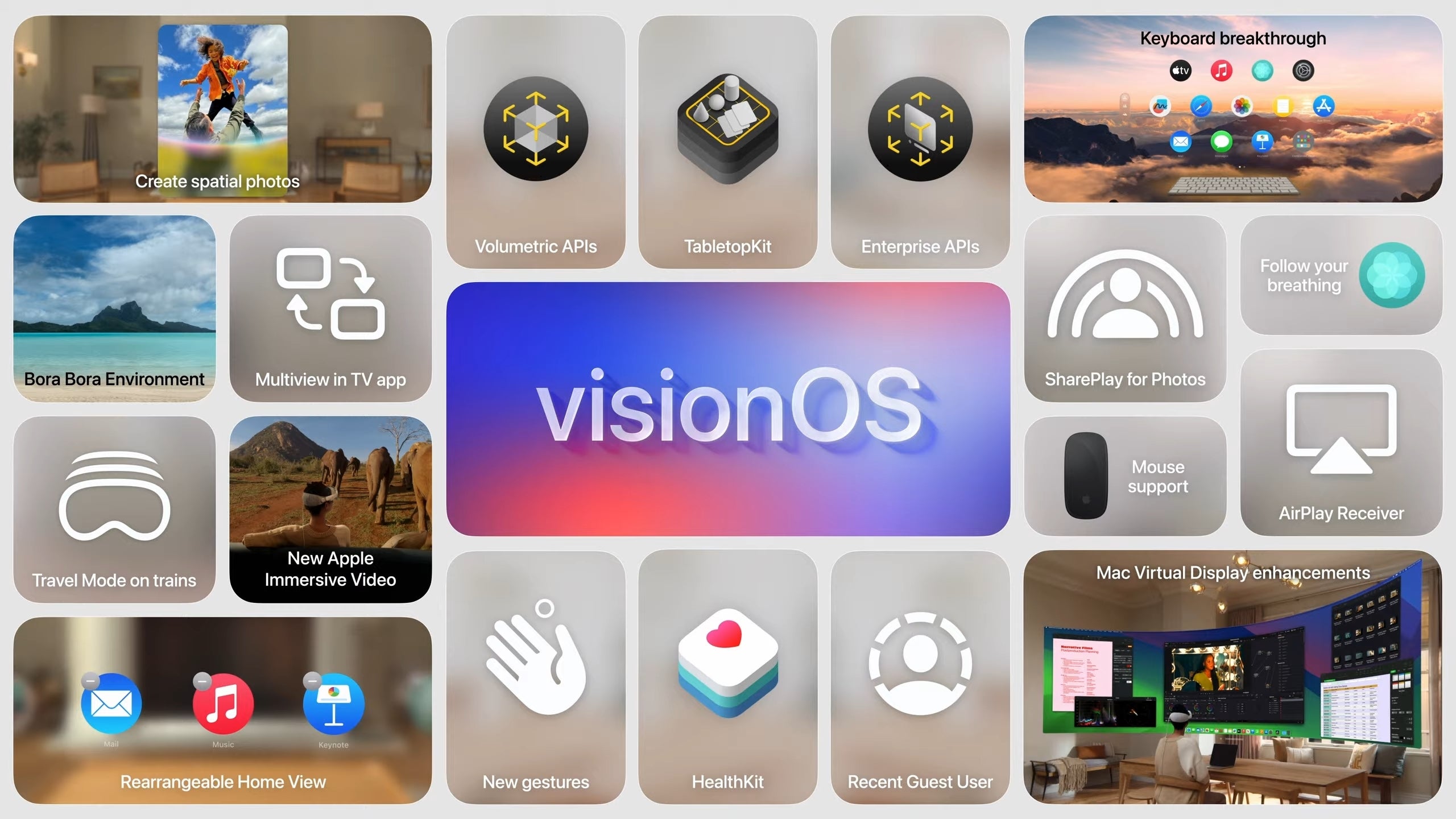 The TL;DR version of VisionOS 2. Image credit — Apple - Apple visionOS release date, games, and news