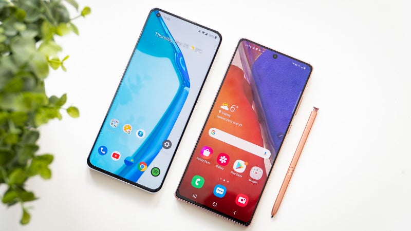 OnePlus 9 Pro vs Samsung Galaxy Note 20