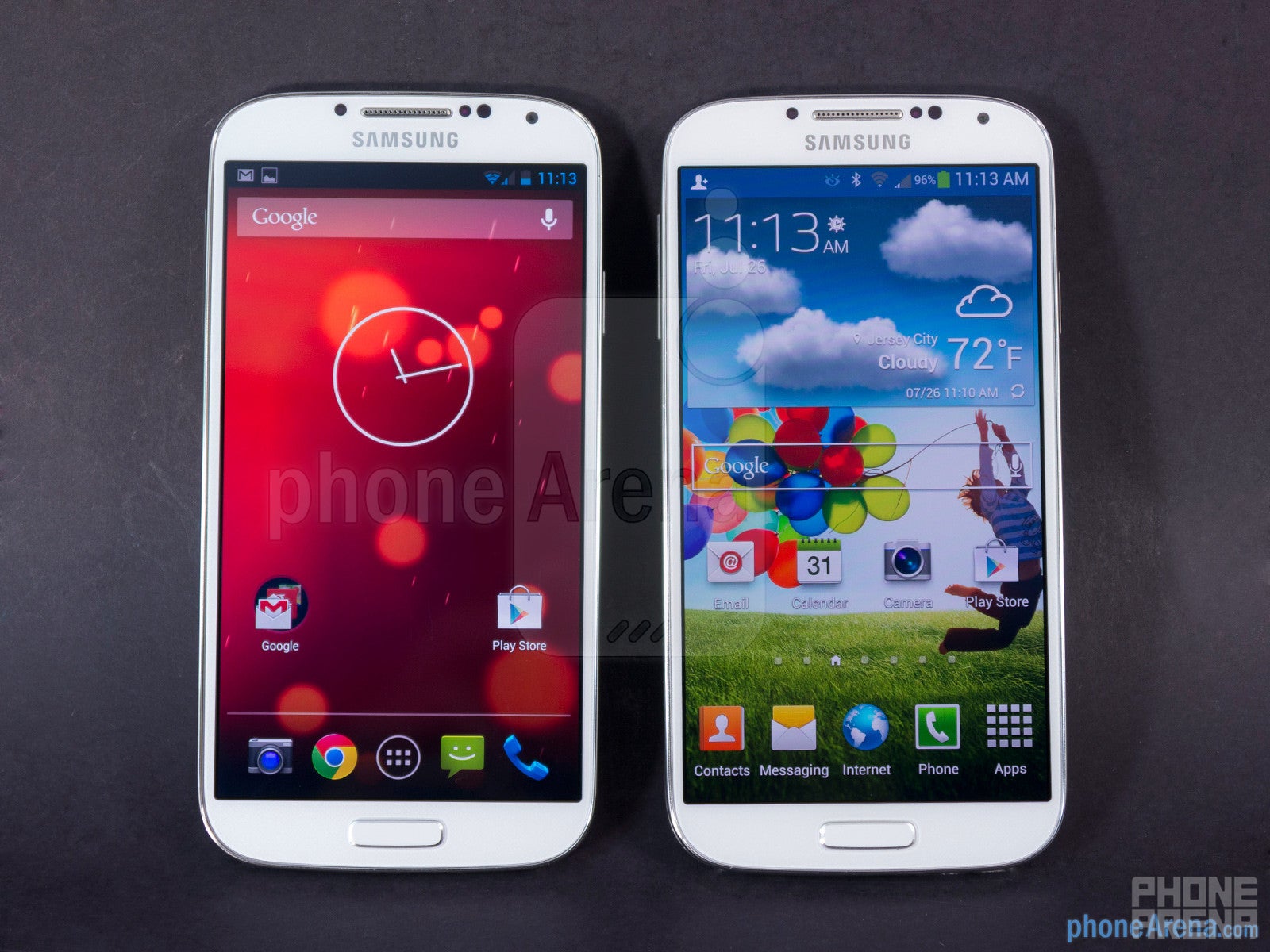 Samsung Galaxy S4 Google Play Edition vs Samsung Galaxy S4