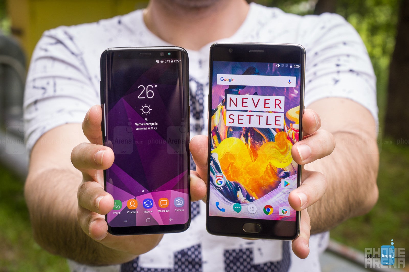 Samsung Galaxy S8 vs OnePlus 3T