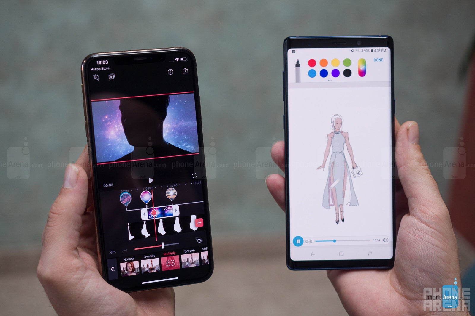 iPhone XS Max vs Samsung Galaxy Note 9