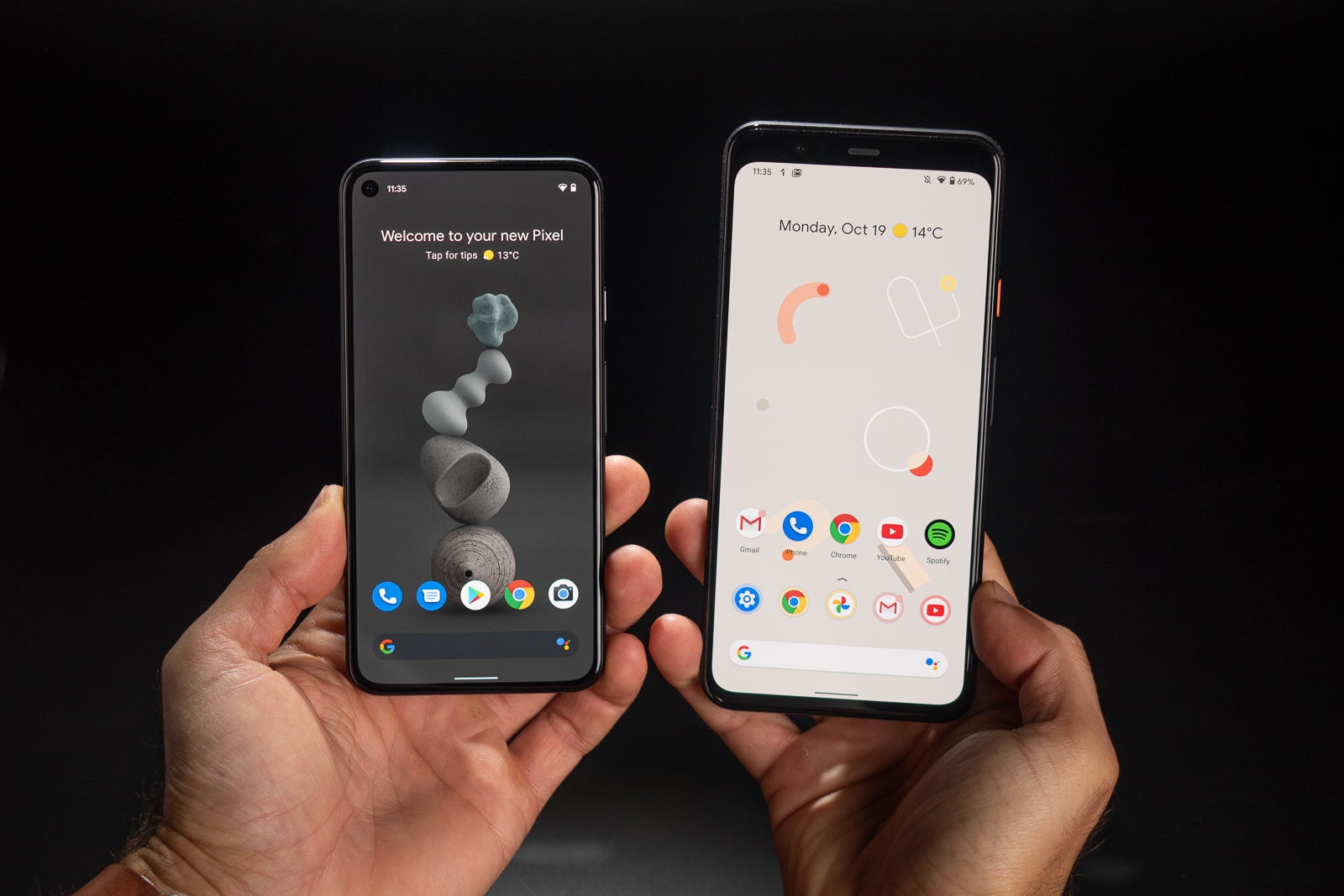 Google Pixel 5 vs Google Pixel 4