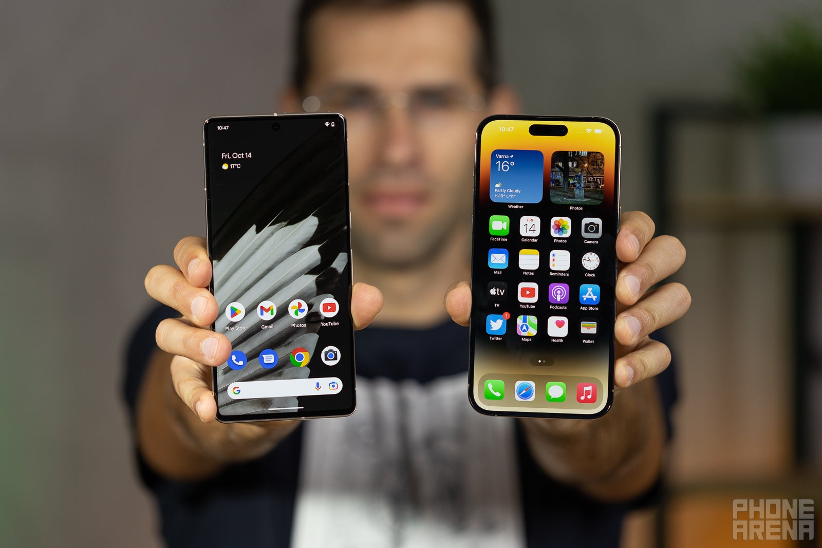 (Image Credit - PhoneArena) - Google Pixel 7 Pro vs iPhone 14 Pro Max: main differences