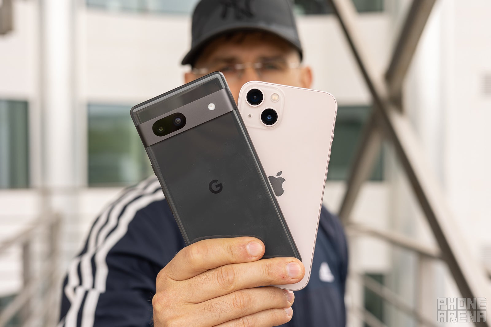 (Image Credit - PhoneArena) - Google Pixel 7a vs iPhone 13