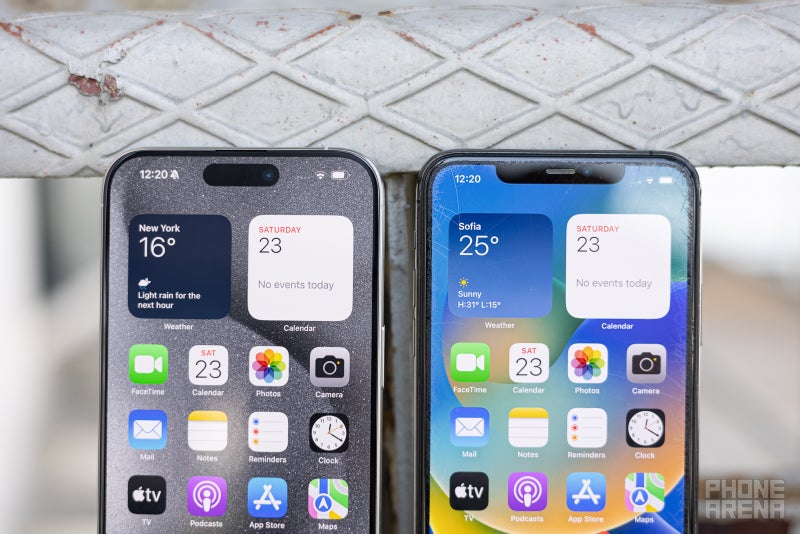 iPhone 15 Pro Max vs iPhone 11 Pro Max (Image credit - PhoneArena)