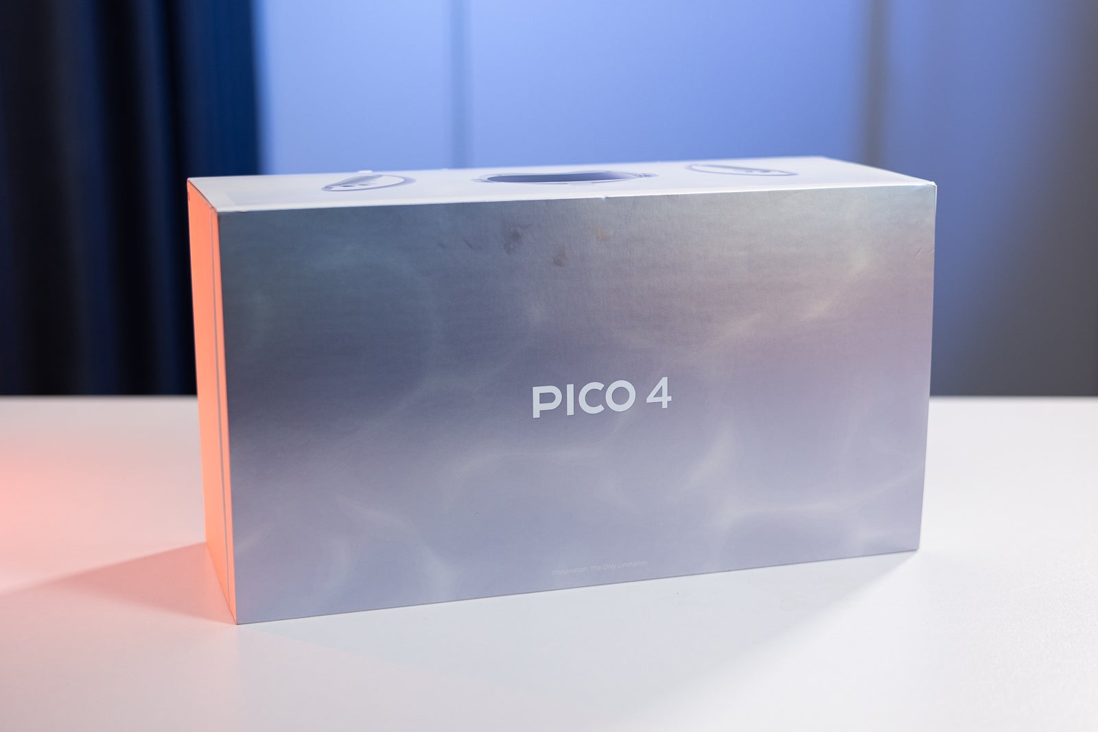 Yes, the box is shiny. | Image credit — PhoneArena - Pico 4 review: outdated before it got good