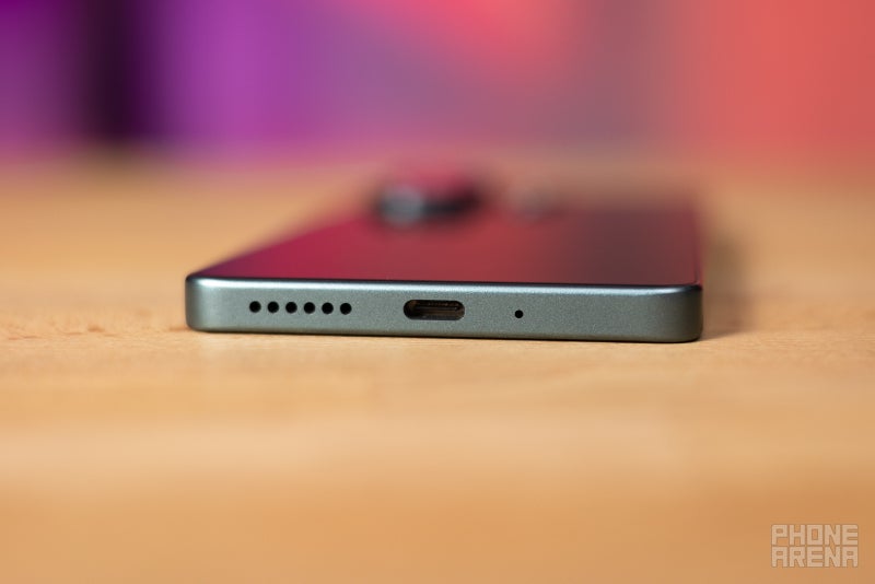 USB-C port on the bottom