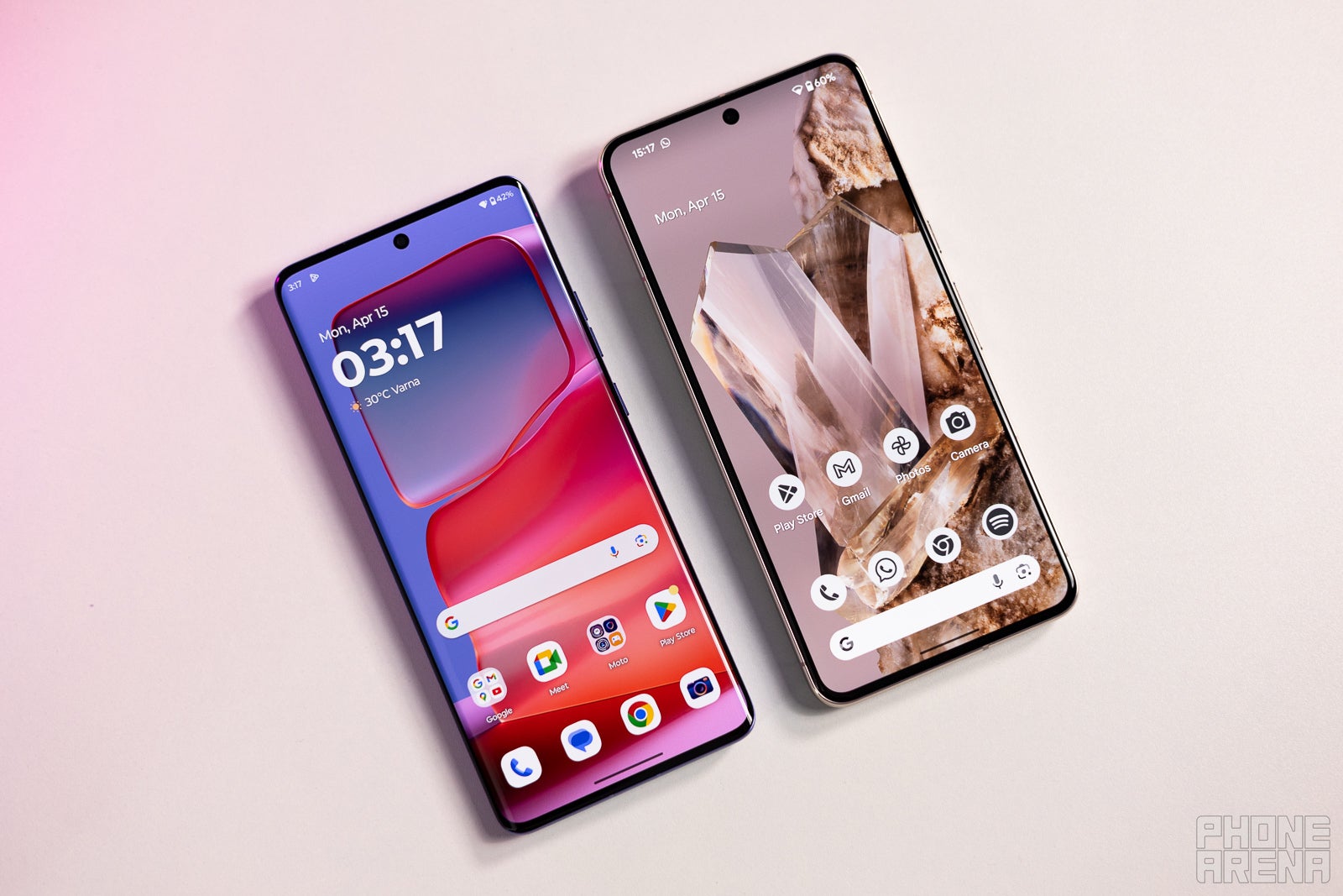 Time to decide&amp;nbsp;(Image credit - PhoneArena) - Motorola Edge 50 Pro vs Google Pixel 8 Pro: Neck and neck