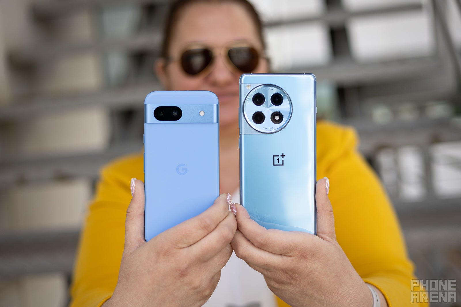 The Pixel 8a simply cannot beat the 12R when ti comes to battery life. (Image by PhoneArena) - Google Pixel 8a vs OnePlus 12R: The OnePlus mid-range game is strong this year