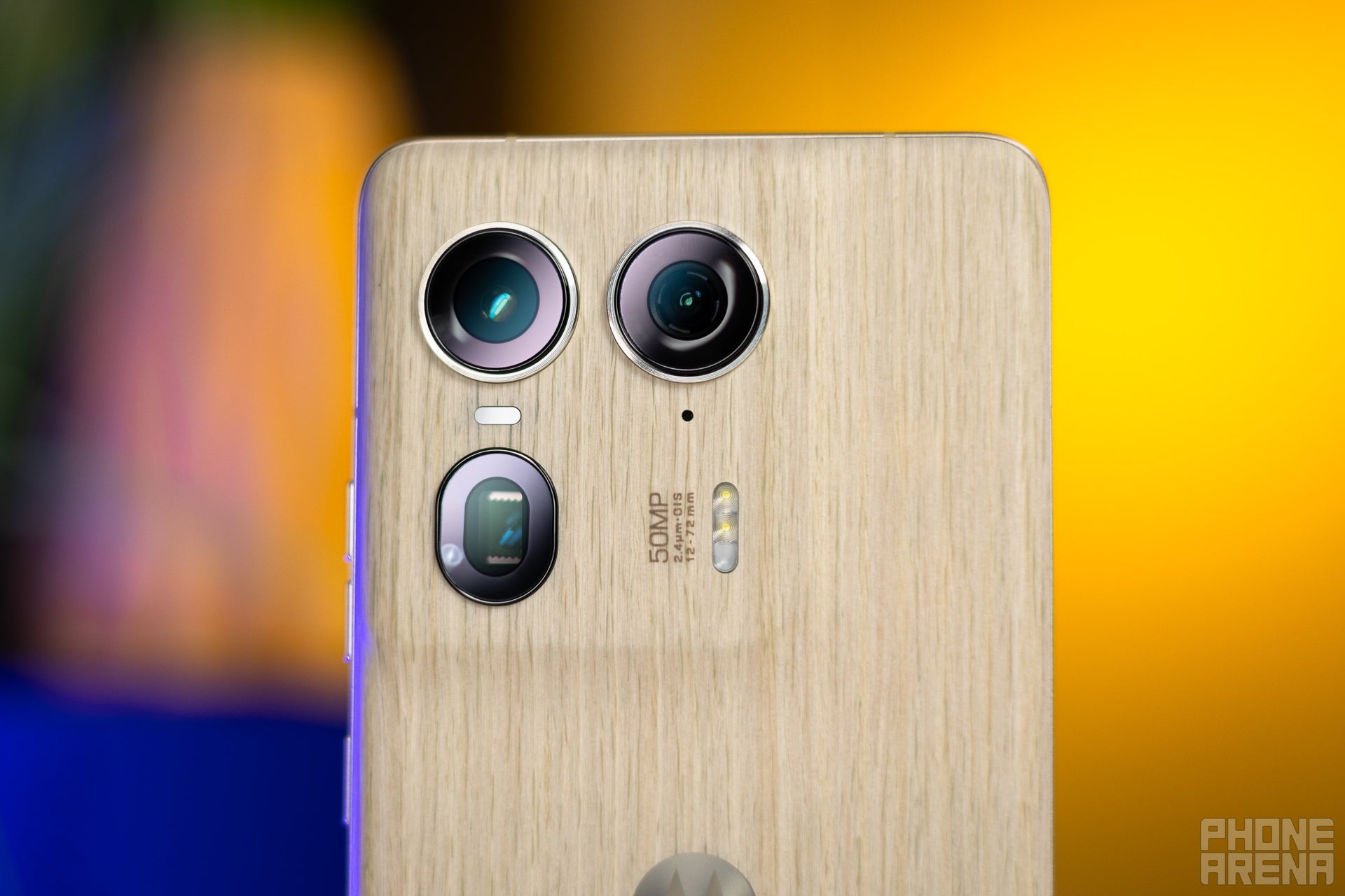 A triple rear camera system (Image by PhoneArena) - Motorola Edge 50 Ultra Review: Flagship, but cheaper