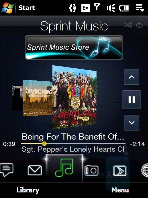 Music Player - HTC Touch Diamond CDMA Review