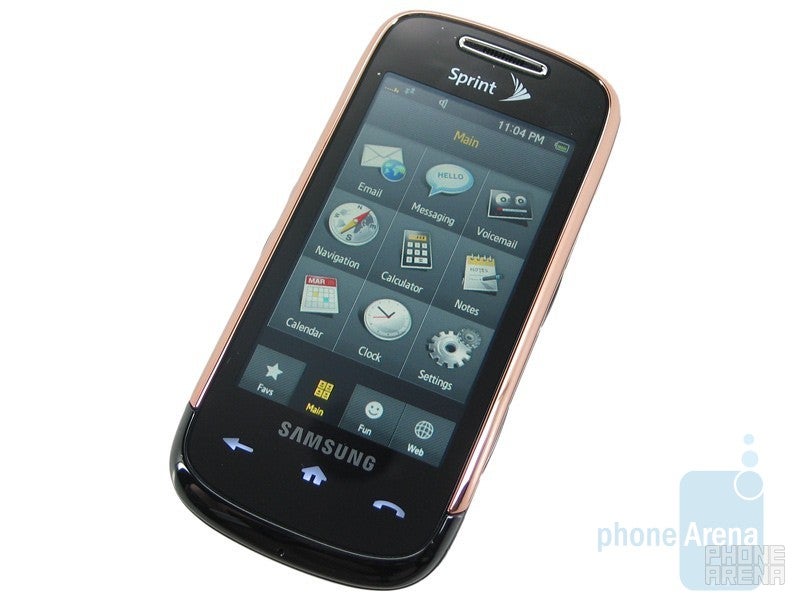 Samsung Instinct S30 has slightly more responsive touchscreen than the original Instinct - Samsung Instinct s30 Review