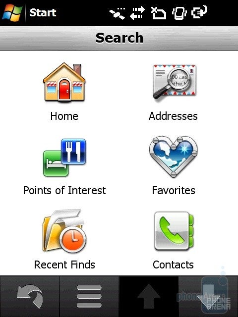 Search function - Garmin-Asus nuvifone M20 Preview