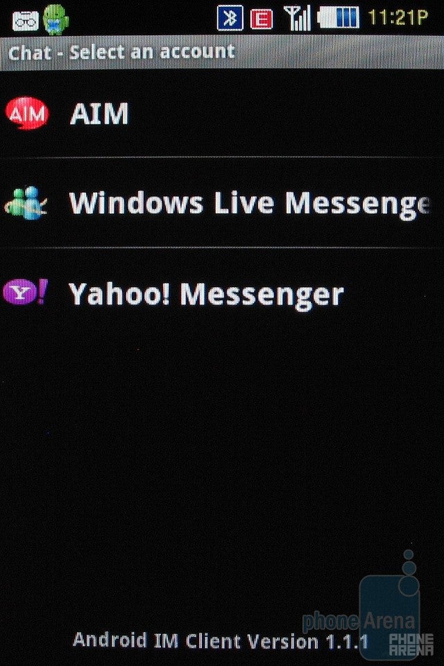 Instant messaging - Samsung Behold II T939 Review