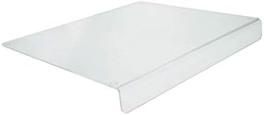 Acrylic Cutting Board for Kitchen with Lip, Non Slip cutting board (Clear Acrylic) by Wexbi, 24 x 18 inch