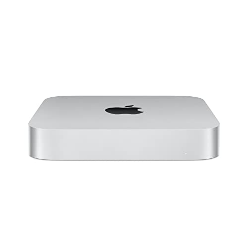Apple Ordenador de Mesa Mac Mini (2023) con Chip M2, 8 GB de RAM, 256 GB de Almacenamiento SSD y Gigabit Ethernet. Compatibilidad con el iPhone y el iPad