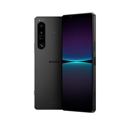 Sony Xperia 1 IV Smartphone Pantalla OLED 4K HDR de 6.5", 120 Hz, Zoom óptico Real (ZEISS T), Audio de 3.5 mm, Android 12, SIM Libre, 12 GB de RAM, 256 GB de Almacenamiento, IP65, Dual SIM híbrida