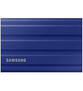 Samsung SSD External T7 Shield, 2 TB, Blue, MU-PE2T0R/EU, read/write speed up to 1050...