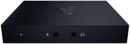 Razer Ripsaw HD - Game Capture Card für Profi-Streaming (Full-HD 1080p Aufzeichnungskarte, 60 FPS, 4K 60 FPS Passthrough, Audio Mixer, HDMI 2.0, USB 3.0, Mikrofon- und Kopfhörer-Anschluss) Schwarz