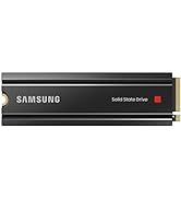 SAMSUNG 980 PRO SSD with Heatsink 1TB PCIe Gen 4 NVMe M.2 Internal Solid State Drive , Heat Contr...