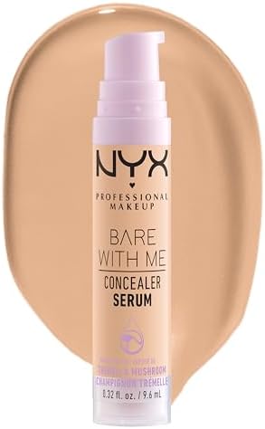 NYX PROFESSIONAL MAKEUP Bare With Me Concealer Serum, Up To 24Hr Hydration - Beige