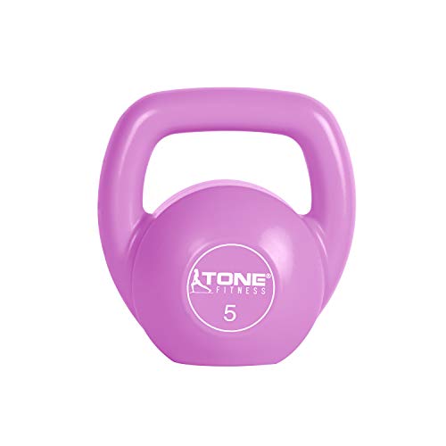 Tone Fitness Vinyl Kettlebell