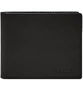 Fossil Men's Derrick RFID-Blocking Leather Bifold Wallet with Flip ID Window for Men