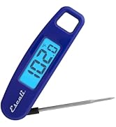 Escali Compact Portable Meat Candy Folding Digital Thermometer, Backlit Display Easy to Storage w...