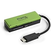 Plugable USB C SD Card Reader - USB C Card Reader for SD, Micro SD, MMC, or MS Cards (Compatible ...