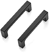 Ravinte 30 Pack Solid 3 Inch Kitchen Square Cabinet Handles Matte Black Cabinet Pulls Drawer Pull...