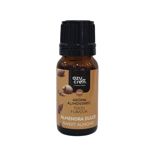 Azucren - Saborizante para Repostería - Aporta Aroma y Sabor a tus Tartas, Bizcochos y Galletas -10 ML (Almendra dulce)