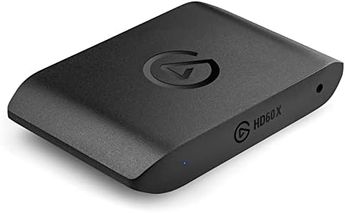 Elgato HD60 X - Streamen und aufzeichnen in 1080p60 HDR10 oder 4K30 mit ultraniedriger Latenz auf PS5, PS4/Pro, Xbox Series X/S, Xbox One X/S, in OBS und weiteren Programmen, kompatibel mit PC und Mac