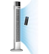 Lasko Oscillating 48-inch Xtra Air 4- Speed Tower Fan with Nighttime Setting, Timer and Remote Co...