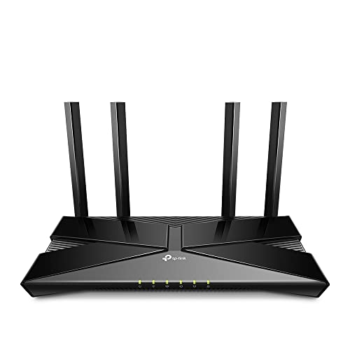 TP-Link Archer AX53 - Router WiFi 6 AX3000, Doble Banda 2.4Ghz/5Ghz,1xWAN/4xLAN Puertp Gigabit, WPA3, OFDMA, WPS, Latencia Ultrabaja, HomeShield, Tecnología OneMesh, Negro